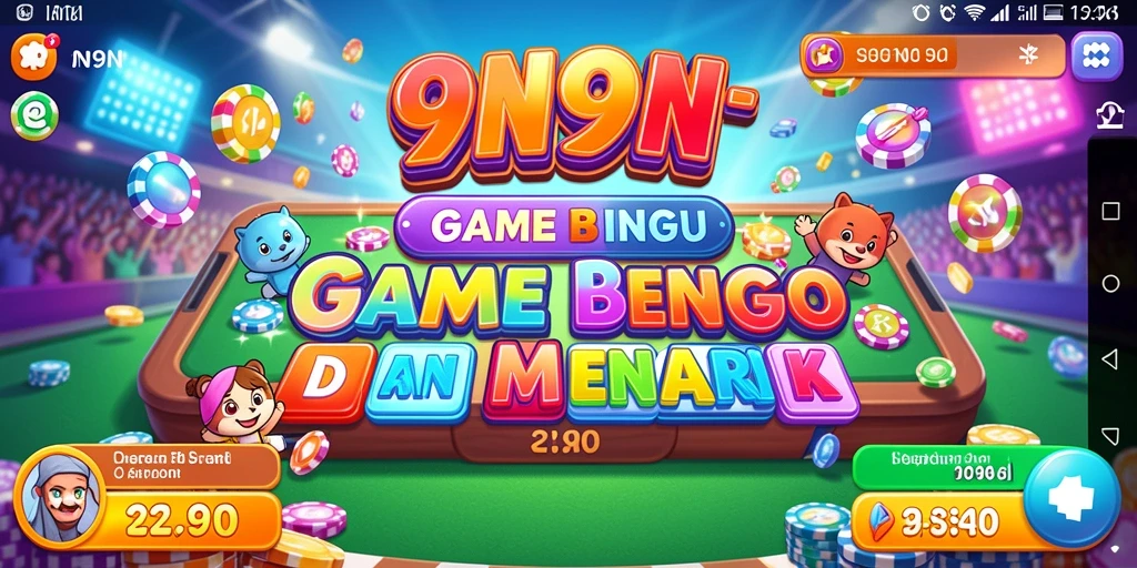 Screenshot gameplay Bingo yang mendebarkan di 9N9N.