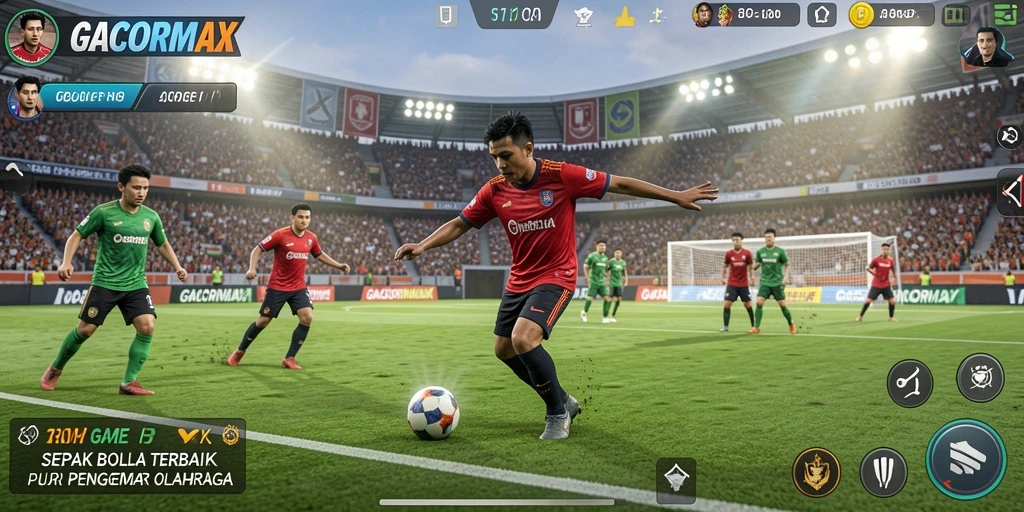 Tampilan gameplay GACORMAX yang dinamis dan menegangkan.