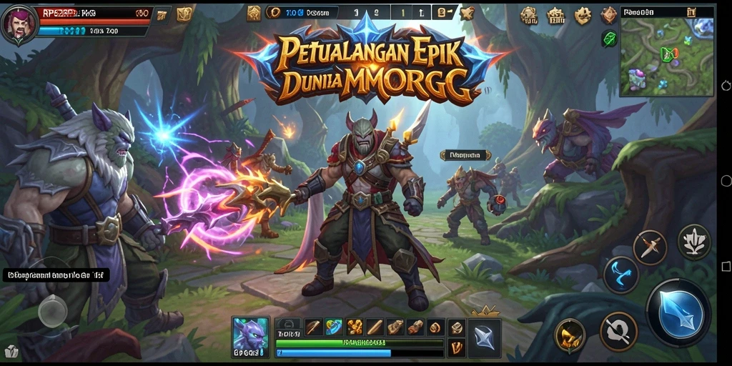 Tampilan gameplay seru di dunia RP62RP yang luas dan menantang.