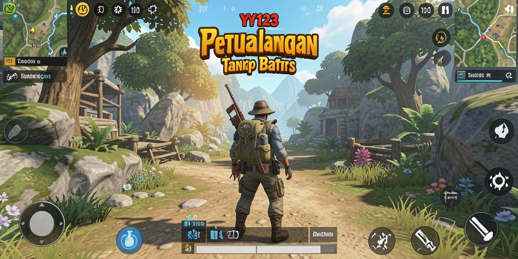 Tampilan gameplay menakjubkan di dunia terbuka YY123.